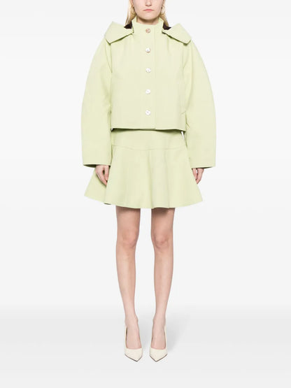 Hooded Cropped Jacket