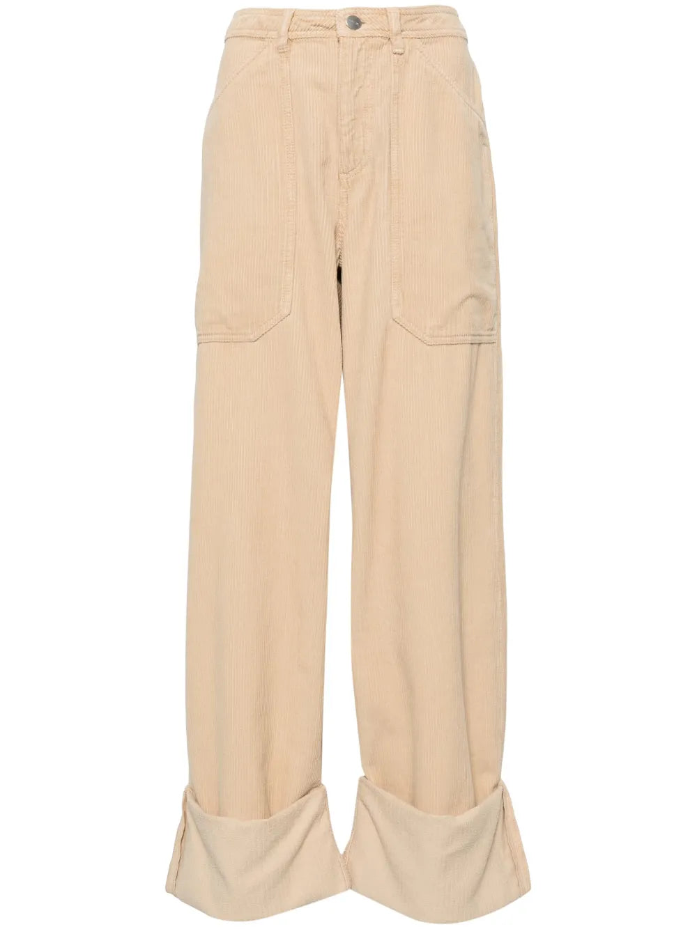 Big-Pocket Corduroy Trousers