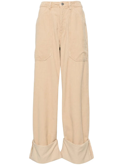 Big-Pocket Corduroy Trousers