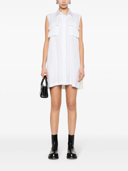 Pleated Mini Dress