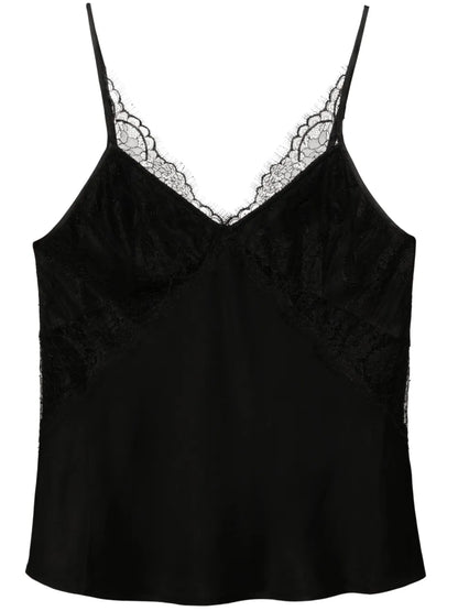 Floral-Lace Tank Top