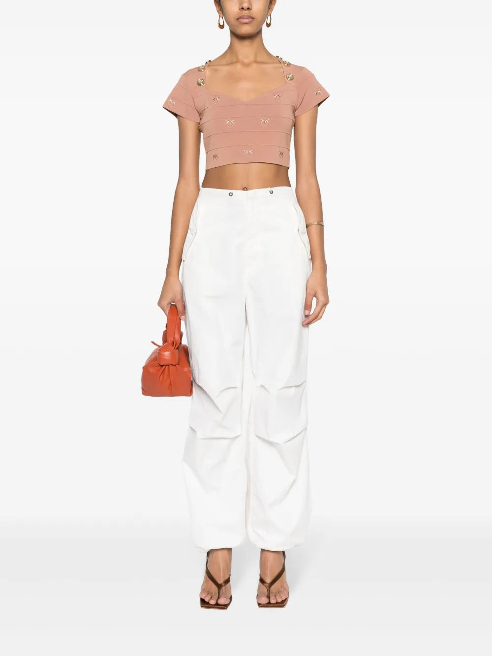 Love Birds-Embroidered Top