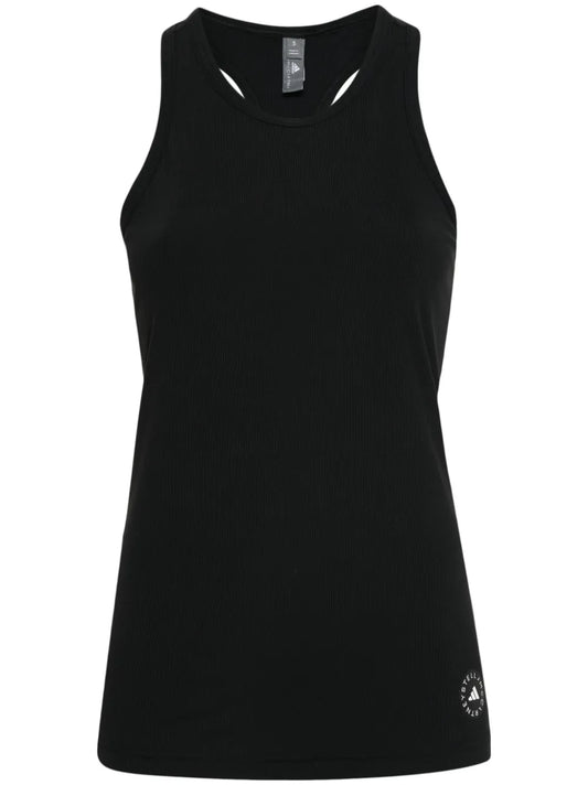 Fine-Ribbed Tank Top
