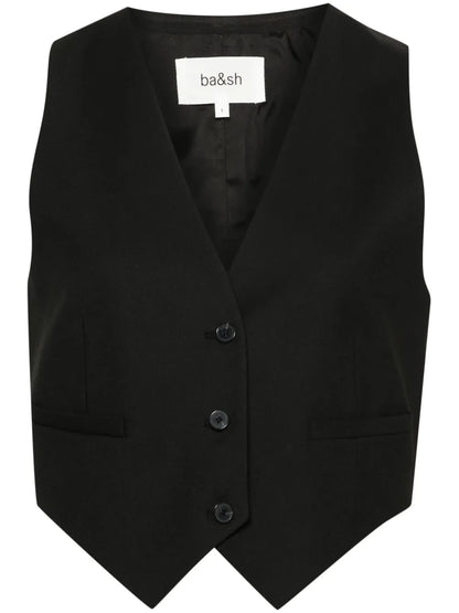 Jessy Interlock-Twill Waistcoat