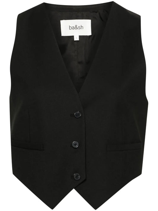 Jessy Interlock-Twill Waistcoat