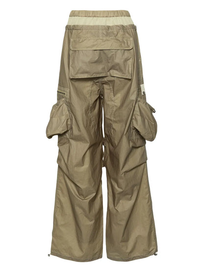 Double-Waist Cargo Trousers