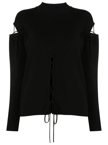 Lace-Up Jumper