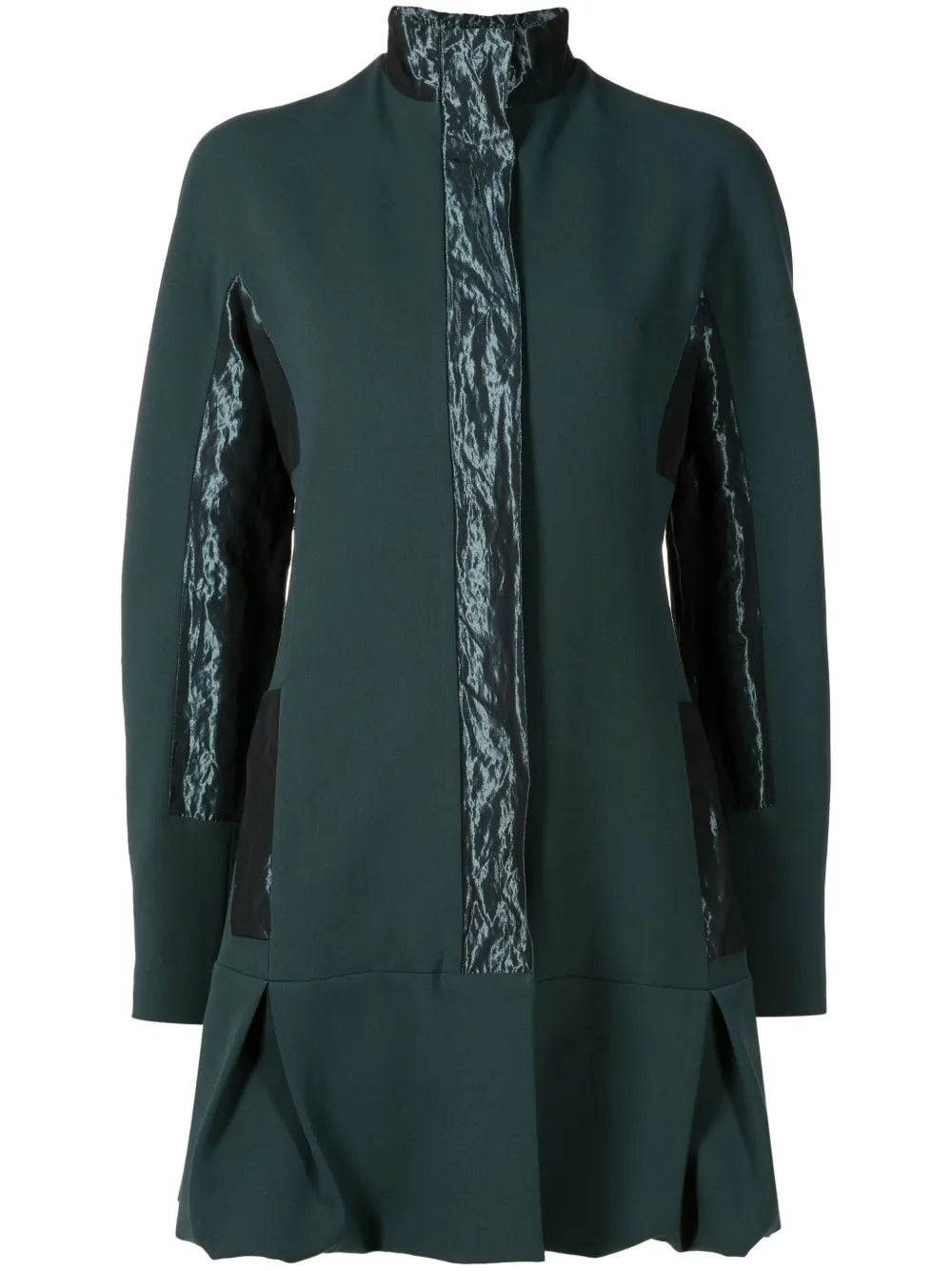 Contrasting-Panel Minidress