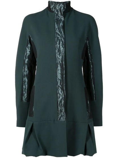 Contrasting-Panel Minidress