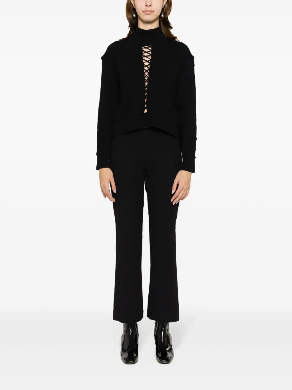 Lace-Up Jumper