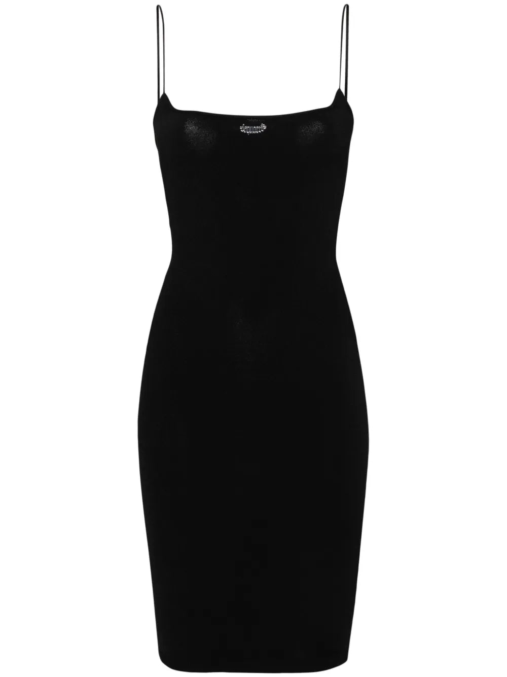 Logo-Plaque Knit Minidress