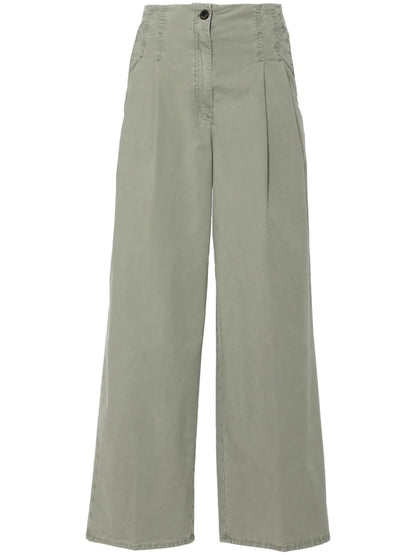 Pleat-Detailing Palazzo Pants