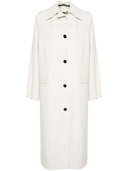 Single-Breasted Long Coat