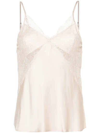 Floral-Lace Tank Top