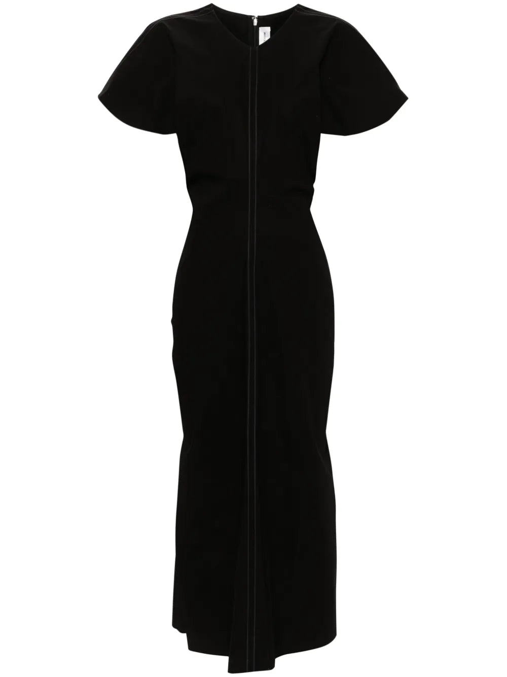 Flared Poplin Dress