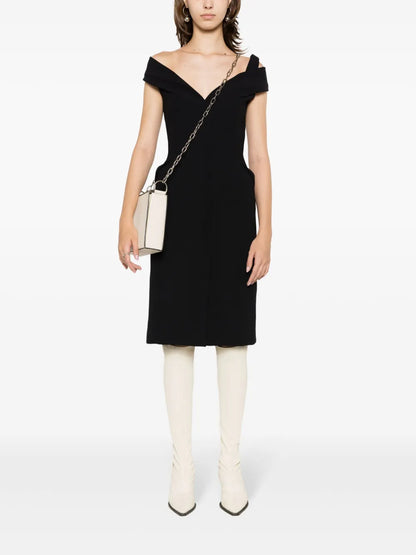 Off-Shoulder Midi Dress