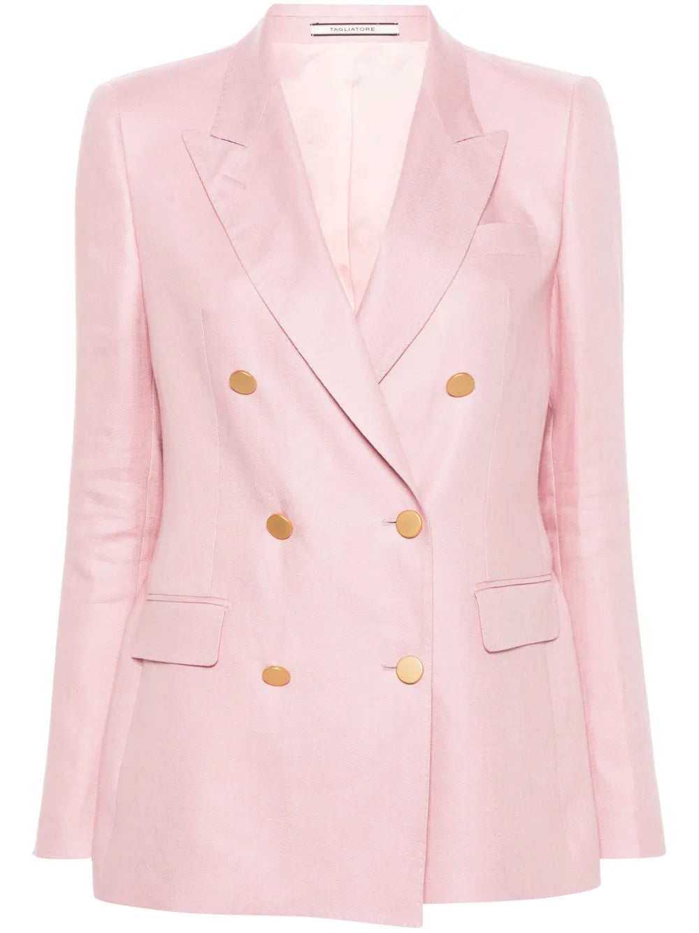 Interlock-Twill Linen Blazer