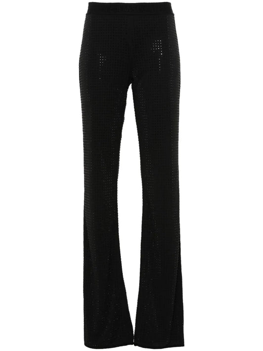 Rhinestone-Embellished Trousers