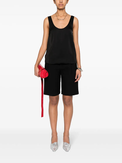 Sleeveless Satin Top