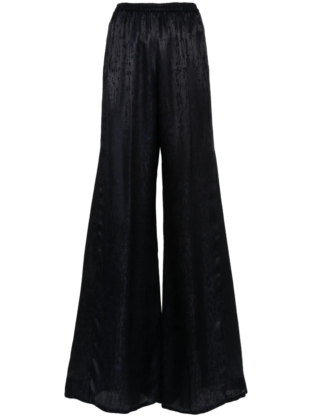 Jacquard-Pattern Trousers