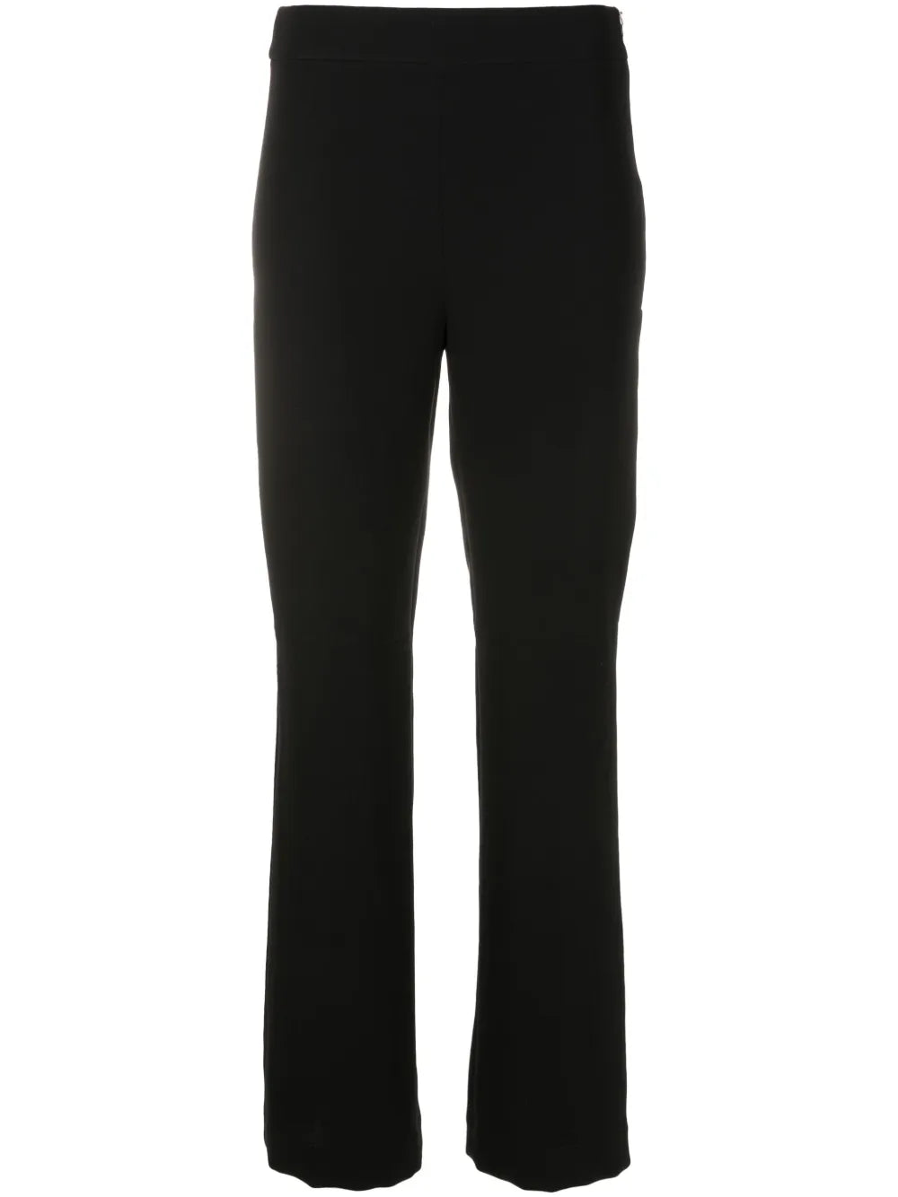 Straight-Leg Cropped Trousers