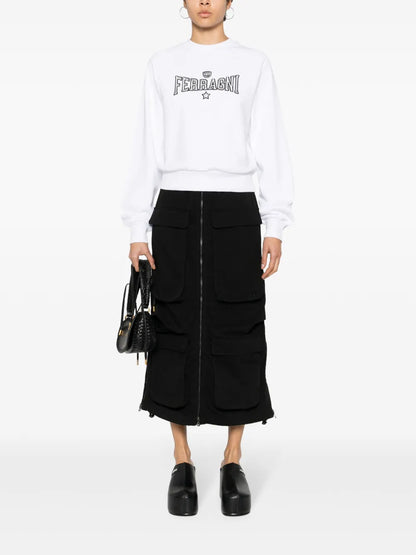 Embroidered-Logo Cotton Sweatshirt