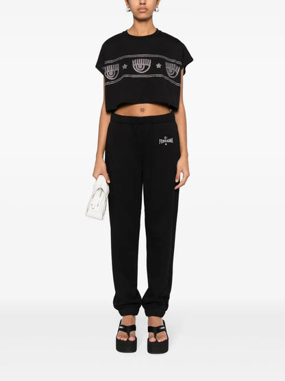 Embroidered-Logo Track Pants