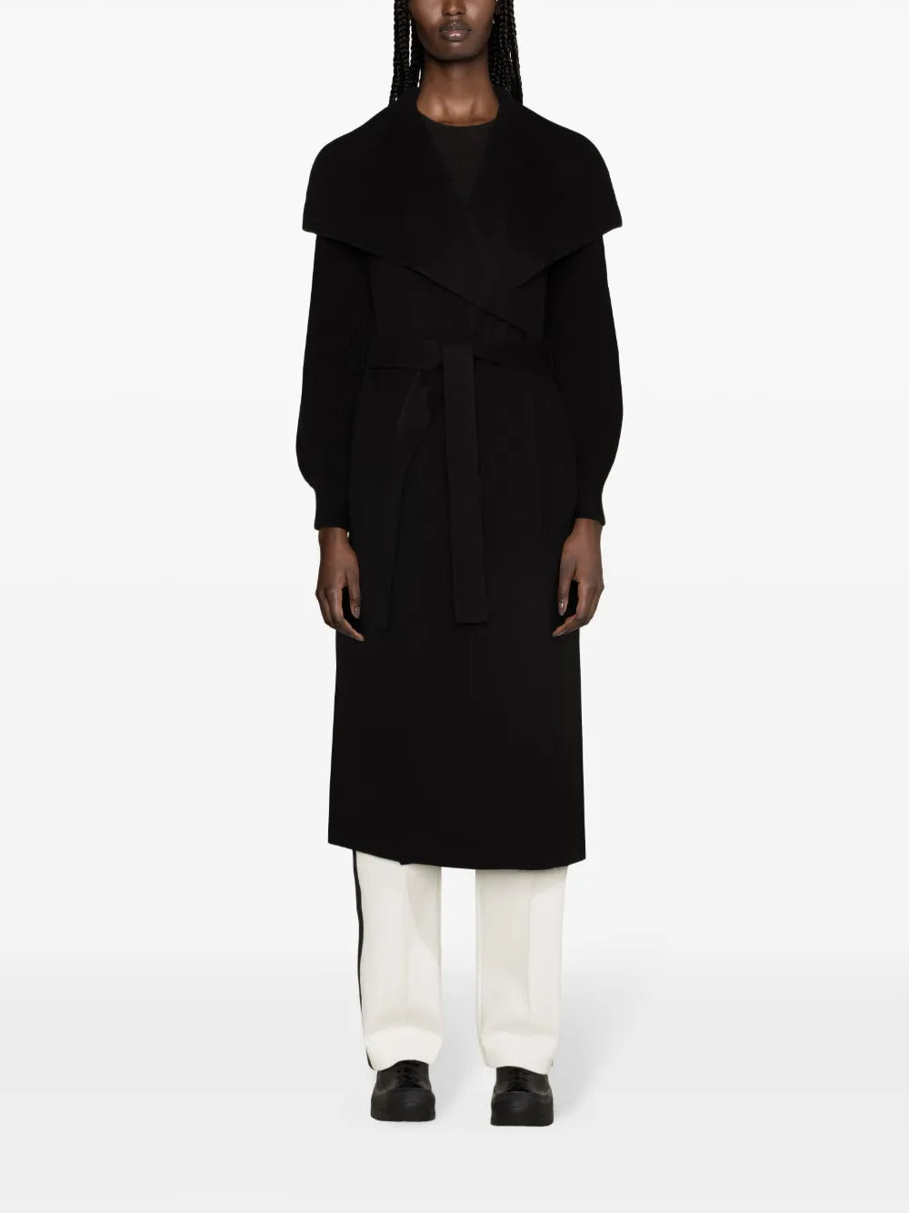 Mai-Nv Belted Wool Coat