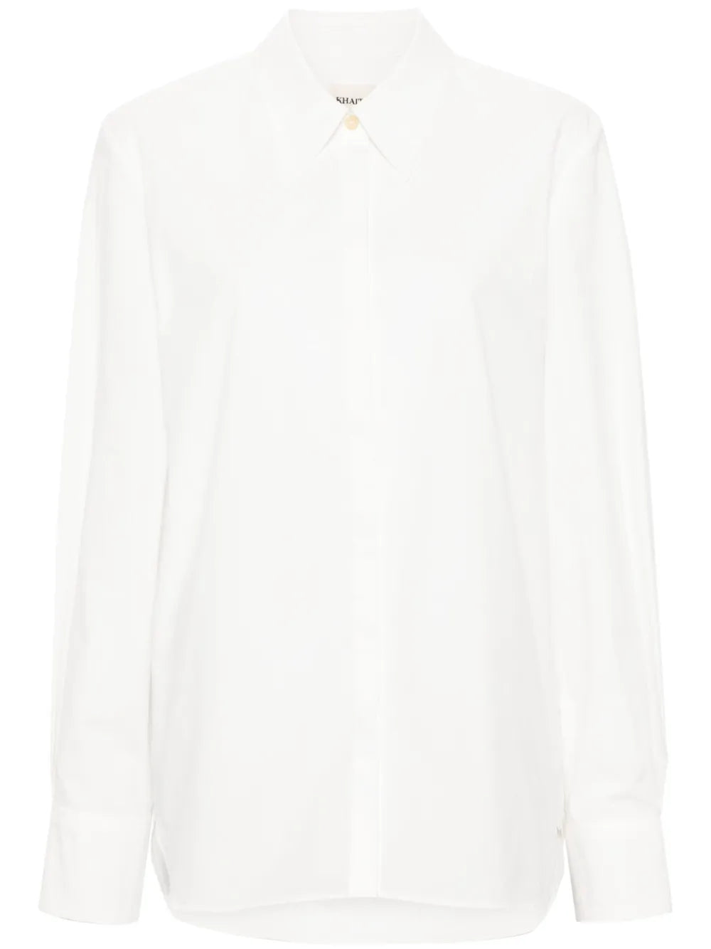 Pointed-Collar Cotton Shirt