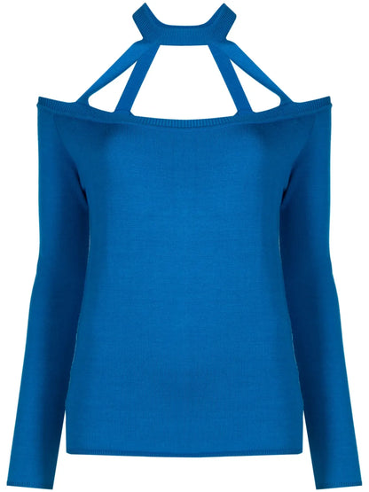 Asymmetric Off-Shoulder Jumper