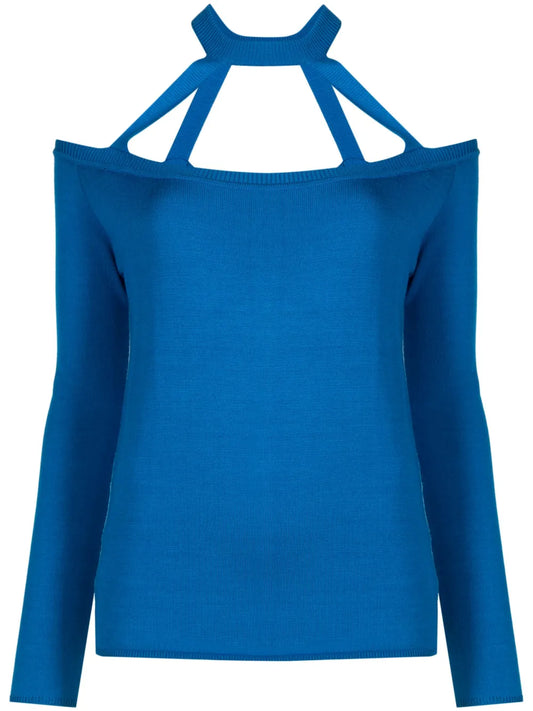Asymmetric Off-Shoulder Jumper