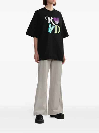 Sequin-Embellished Cotton T-Shirt