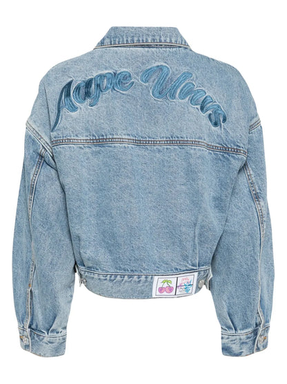 Logo-Appliqué Denim Jacket