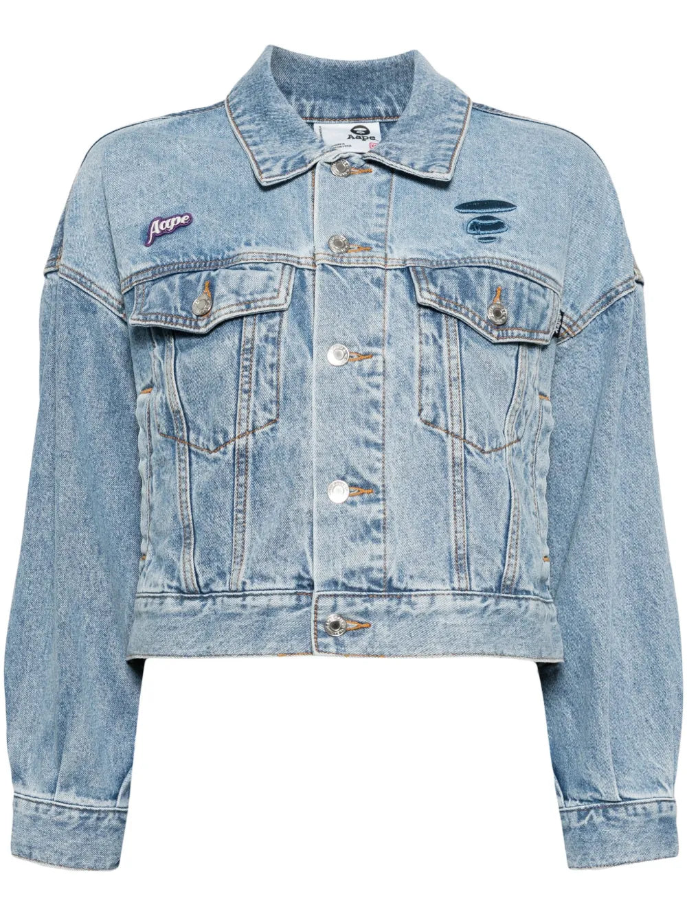 Logo-Appliqué Denim Jacket