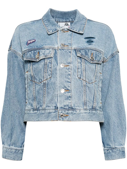 Logo-Appliqué Denim Jacket