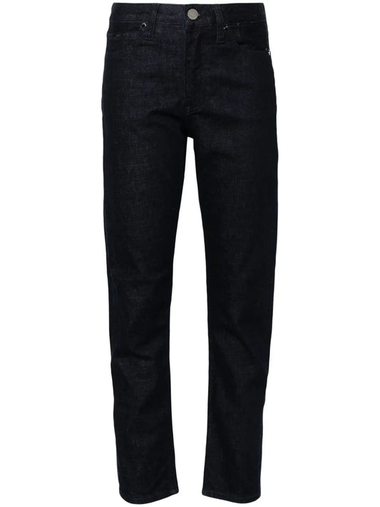 Mid-Rise Slim-Cut Jeans