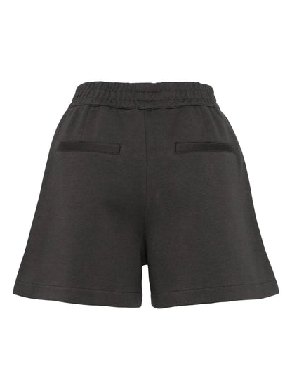 Cotton-Blend Track Shorts