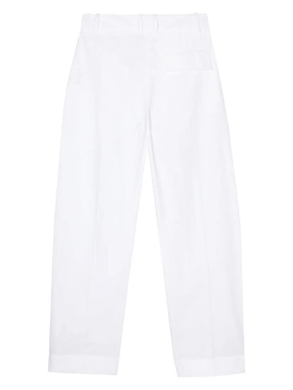 Acuna High-Waisted Cotton Trousers