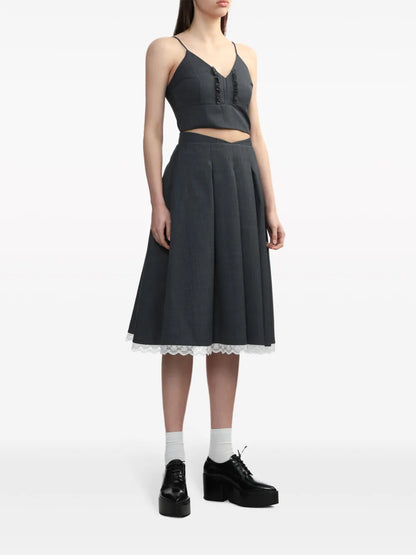 V-Neck Crop Top