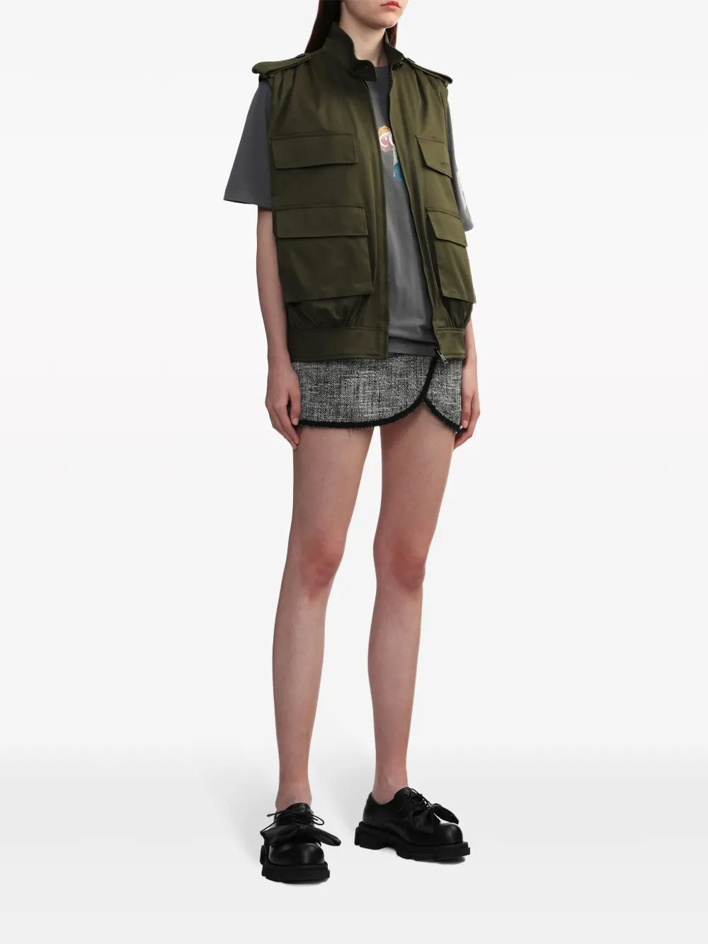 Logo-Embroidered Cotton Gilet