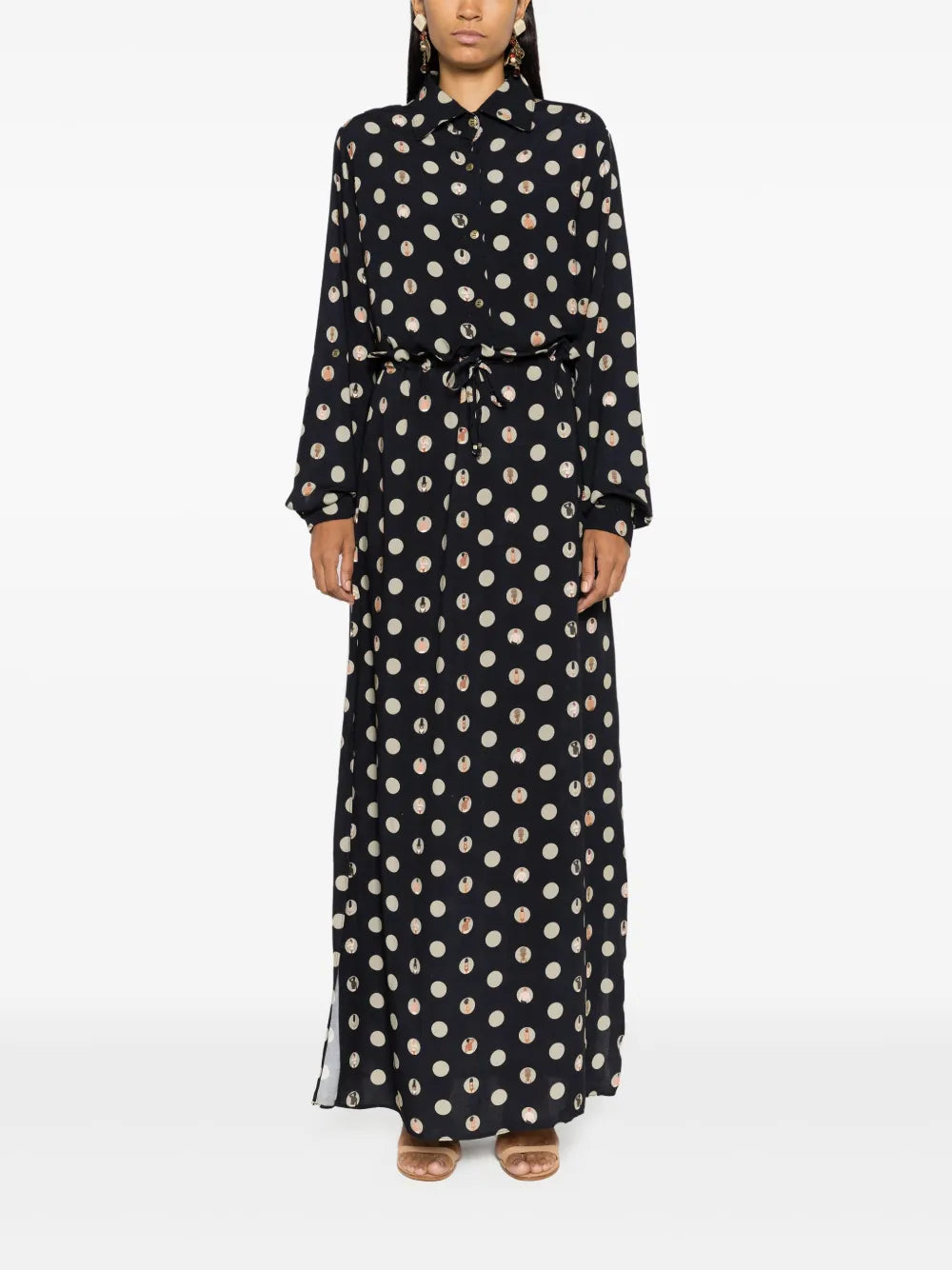 Polka-Dot Print Shirt