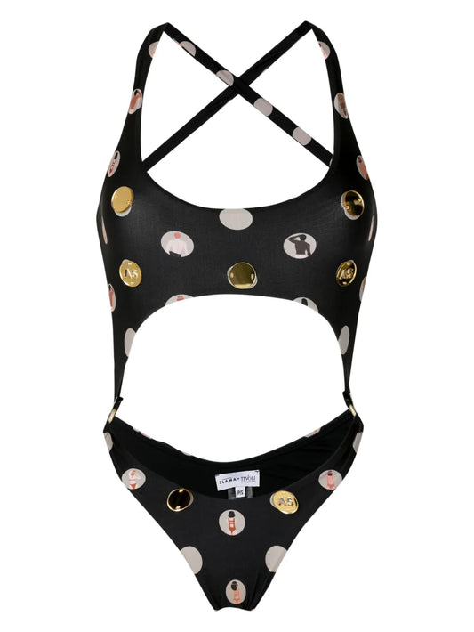 Graphic-Print Swimsuit