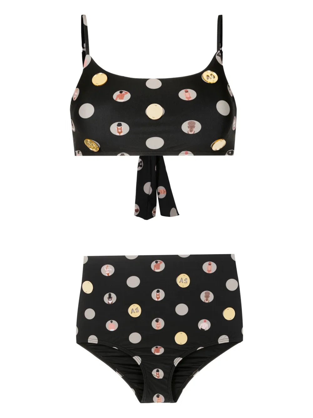 Graphic-Print Bikini