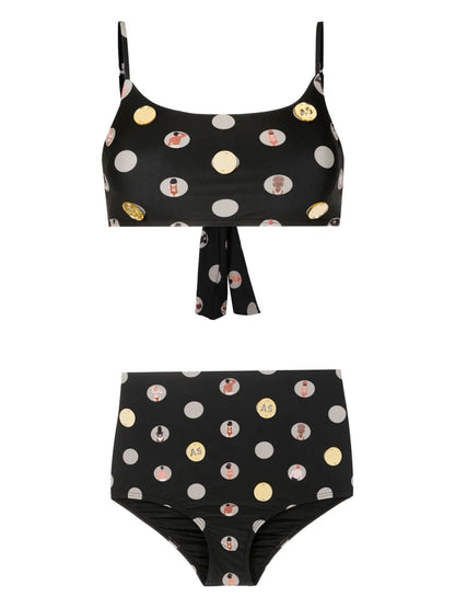Graphic-Print Bikini