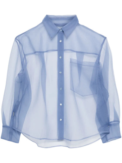 Oversized Sheer Shirt
