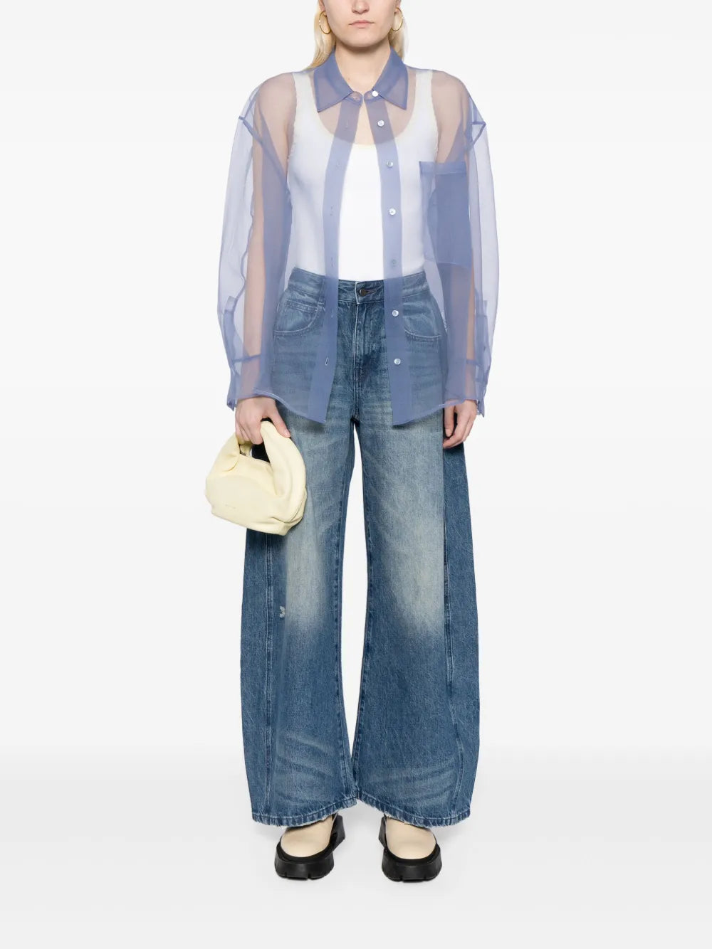 Oversized Sheer Shirt