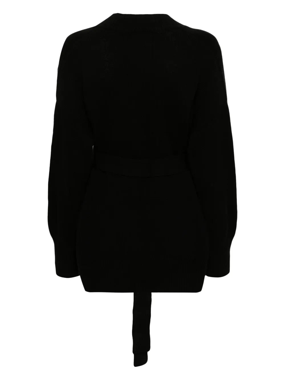 Belted Organic-Cashmere Cardigan