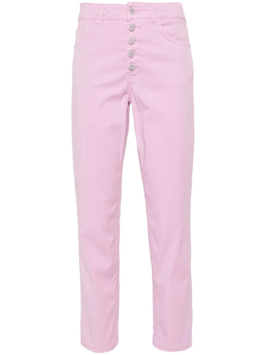 Koons Cropped Straight-Leg Trousers