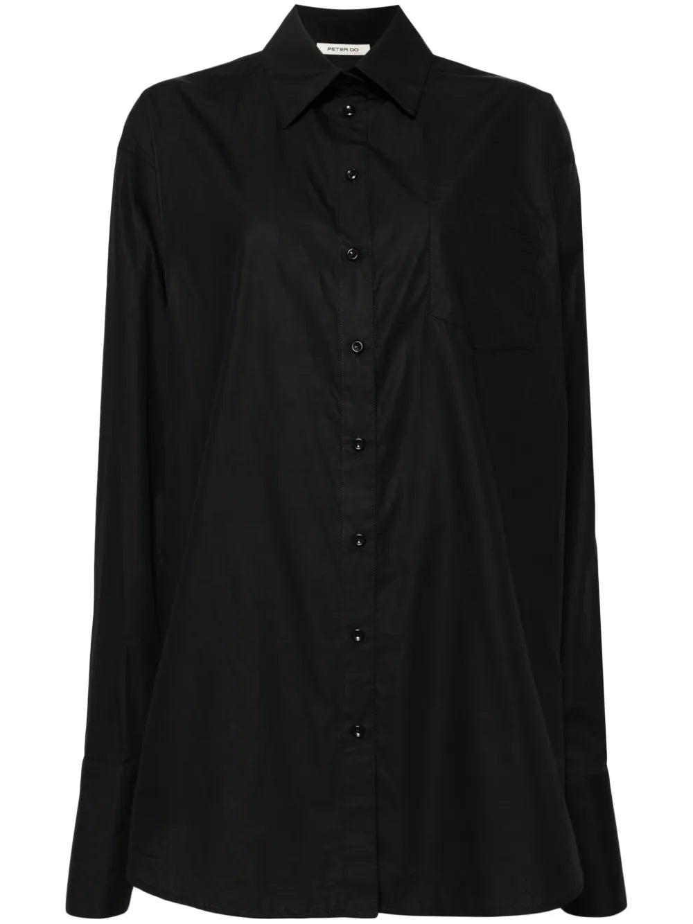 Side-Stripe Cotton Shirt