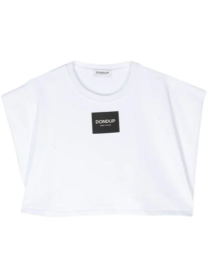 Logo-Patch Cropped Top